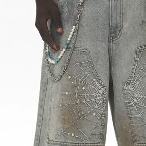 Baggy Jean shorts