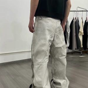 Project G/R Distressed Moto Denim