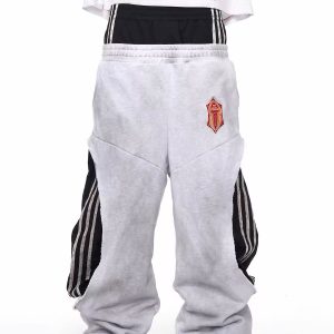 Fourth3ex Layered Panel Wide-Leg Sweatpants