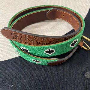 STU x Denim Tears Spade Web Belt