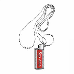 Supreme Metal Lighter Holster Necklace